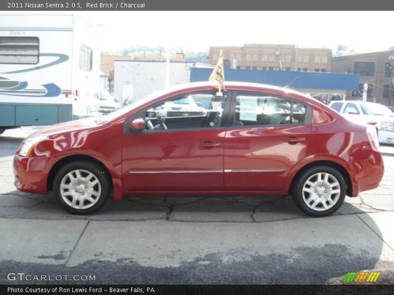 Red Brick / Charcoal 2011 Nissan Sentra 2.0 S