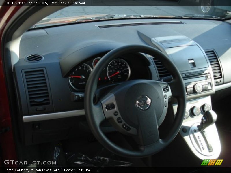 Red Brick / Charcoal 2011 Nissan Sentra 2.0 S