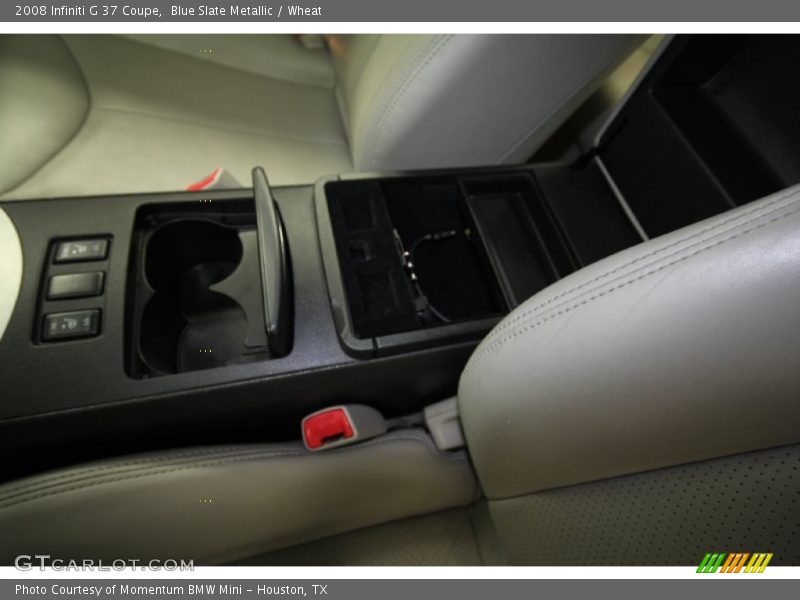 Blue Slate Metallic / Wheat 2008 Infiniti G 37 Coupe