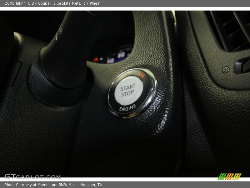 Blue Slate Metallic / Wheat 2008 Infiniti G 37 Coupe