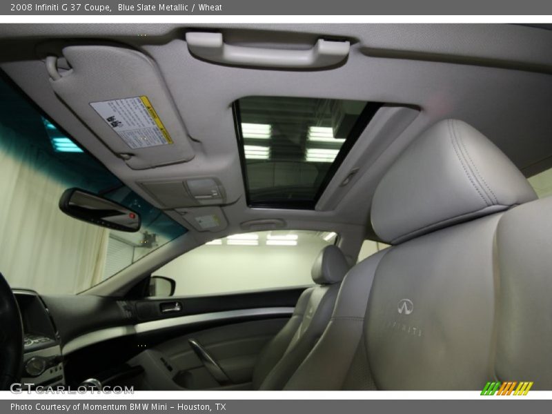 Blue Slate Metallic / Wheat 2008 Infiniti G 37 Coupe