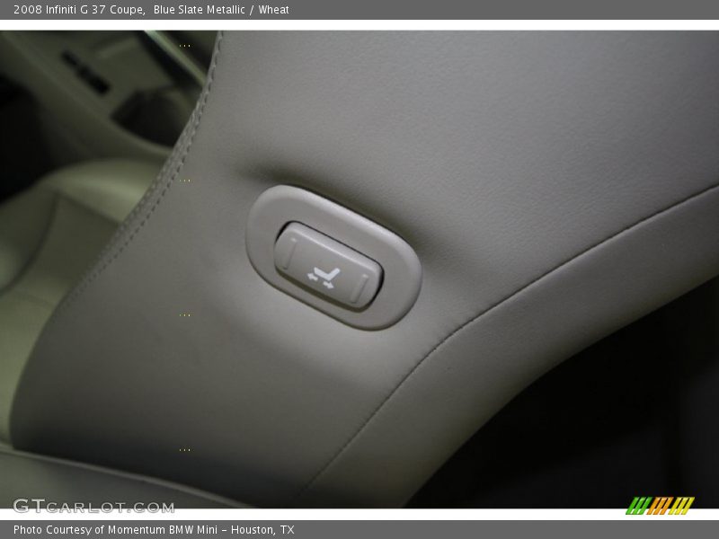 Blue Slate Metallic / Wheat 2008 Infiniti G 37 Coupe