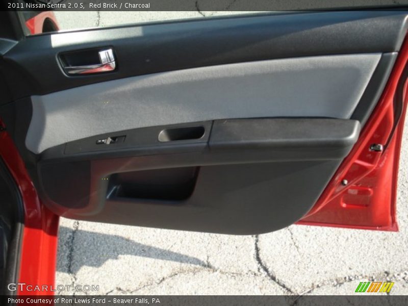 Red Brick / Charcoal 2011 Nissan Sentra 2.0 S