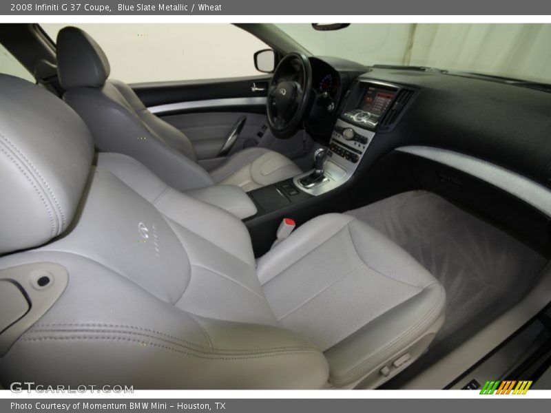 Blue Slate Metallic / Wheat 2008 Infiniti G 37 Coupe