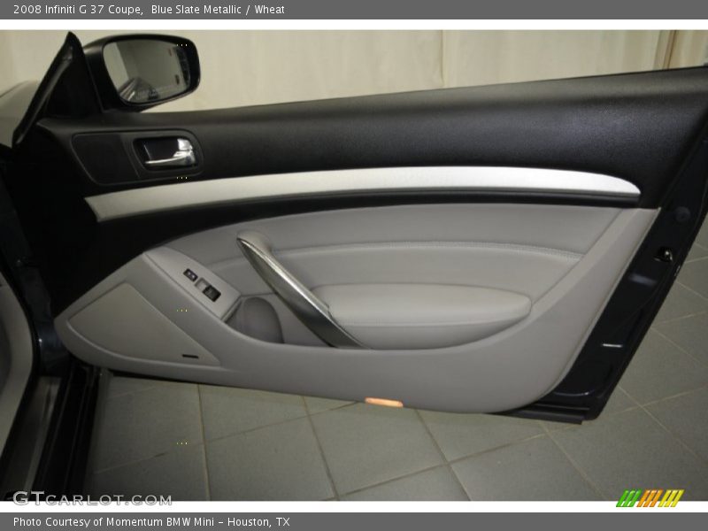 Blue Slate Metallic / Wheat 2008 Infiniti G 37 Coupe