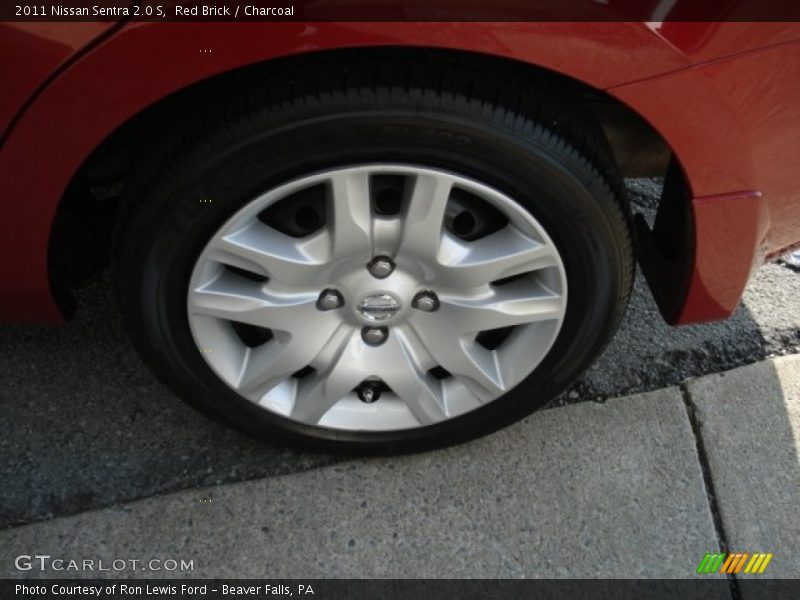 Red Brick / Charcoal 2011 Nissan Sentra 2.0 S