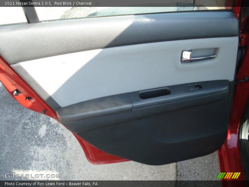 Red Brick / Charcoal 2011 Nissan Sentra 2.0 S