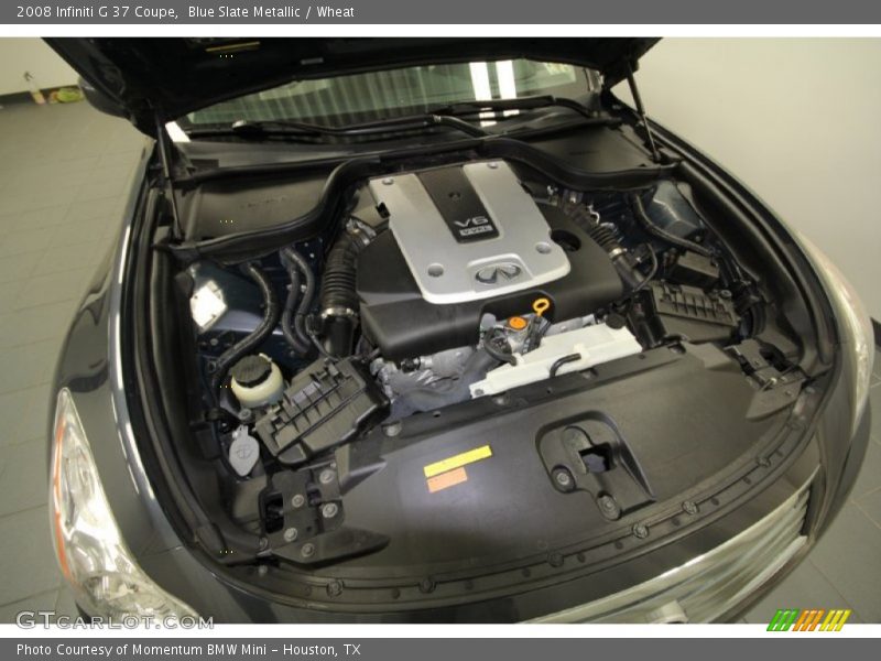 Blue Slate Metallic / Wheat 2008 Infiniti G 37 Coupe