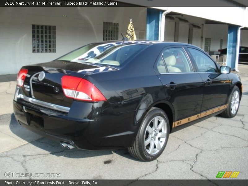 Tuxedo Black Metallic / Camel 2010 Mercury Milan I4 Premier