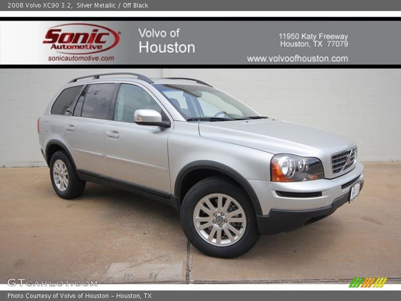 Silver Metallic / Off Black 2008 Volvo XC90 3.2