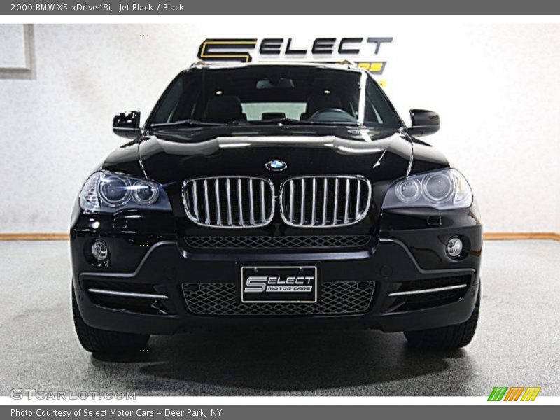 Jet Black / Black 2009 BMW X5 xDrive48i