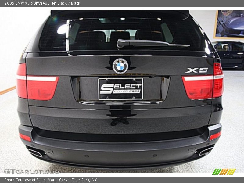 Jet Black / Black 2009 BMW X5 xDrive48i