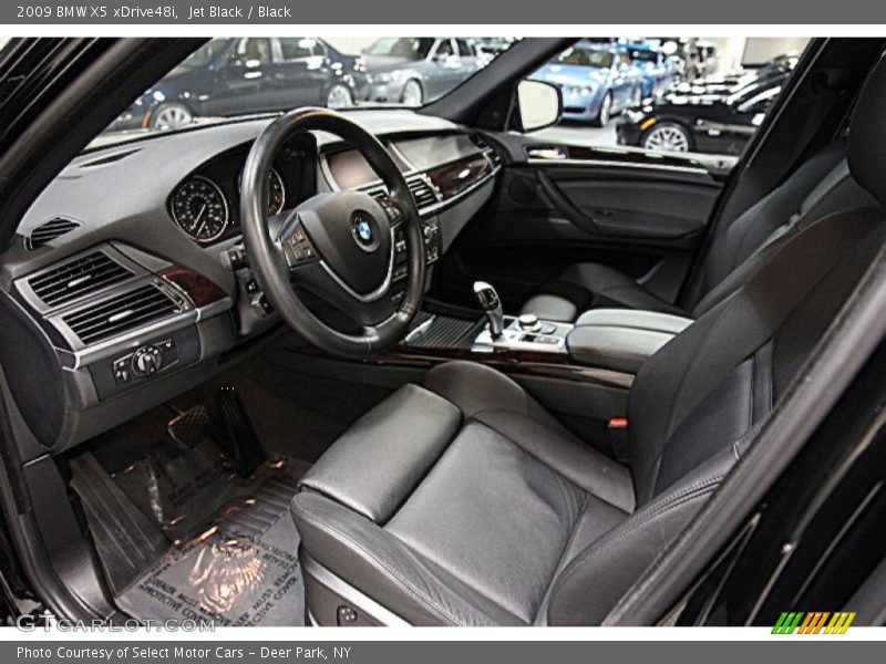 Jet Black / Black 2009 BMW X5 xDrive48i
