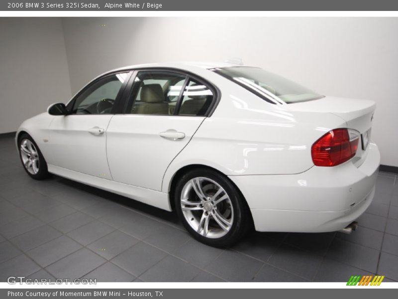 Alpine White / Beige 2006 BMW 3 Series 325i Sedan