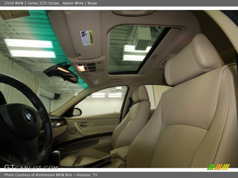 Alpine White / Beige 2006 BMW 3 Series 325i Sedan