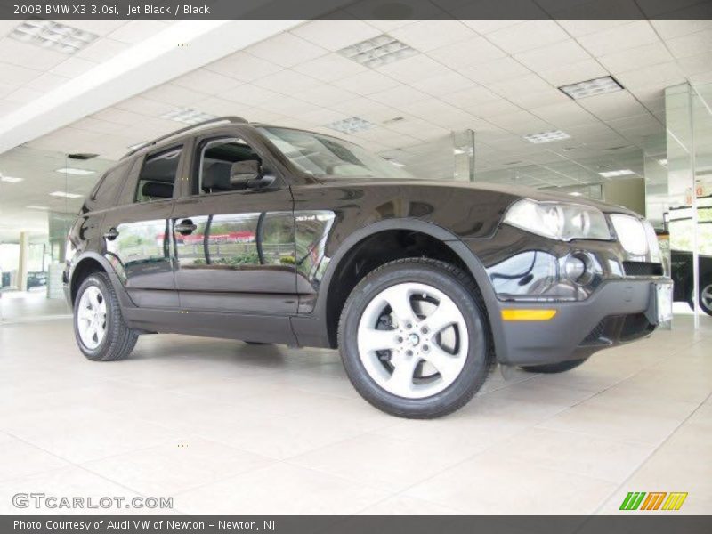 Jet Black / Black 2008 BMW X3 3.0si