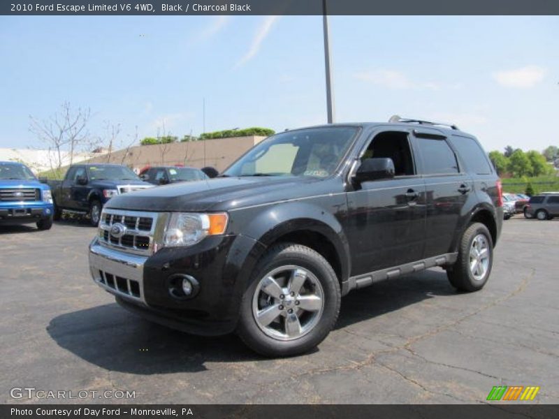 Black / Charcoal Black 2010 Ford Escape Limited V6 4WD