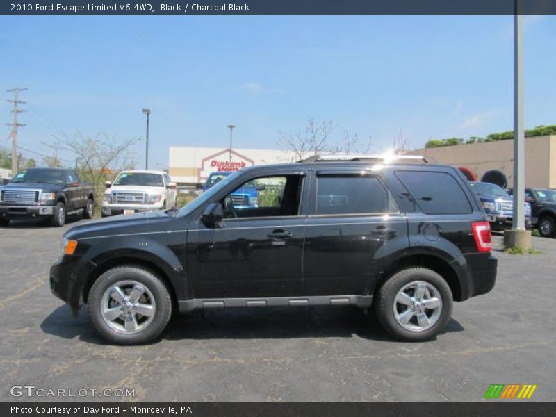 Black / Charcoal Black 2010 Ford Escape Limited V6 4WD