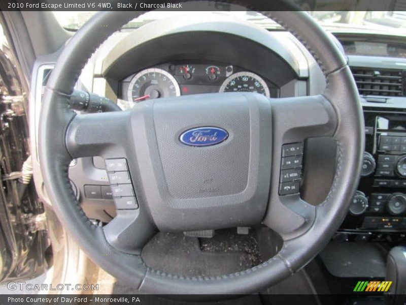 Black / Charcoal Black 2010 Ford Escape Limited V6 4WD