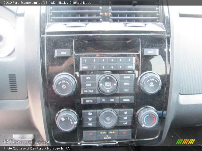 Black / Charcoal Black 2010 Ford Escape Limited V6 4WD