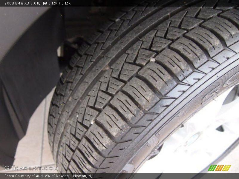 Jet Black / Black 2008 BMW X3 3.0si