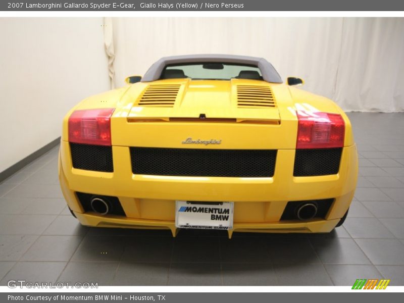 Giallo Halys (Yellow) / Nero Perseus 2007 Lamborghini Gallardo Spyder E-Gear