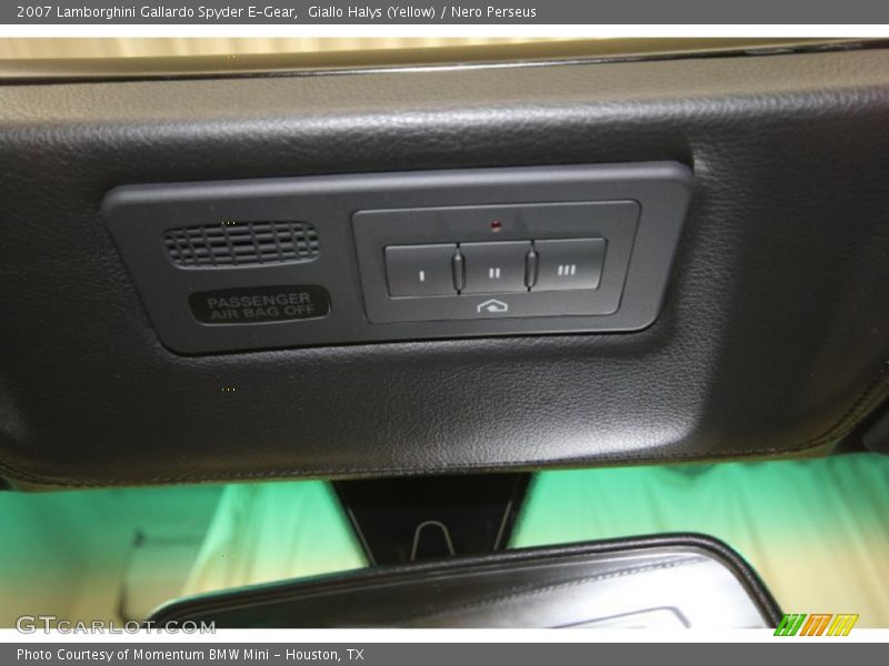 Giallo Halys (Yellow) / Nero Perseus 2007 Lamborghini Gallardo Spyder E-Gear