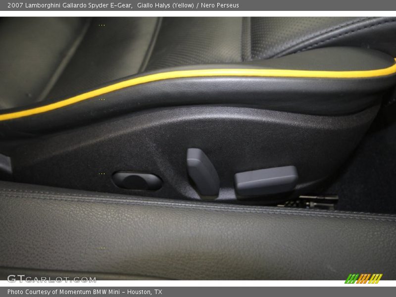 Giallo Halys (Yellow) / Nero Perseus 2007 Lamborghini Gallardo Spyder E-Gear