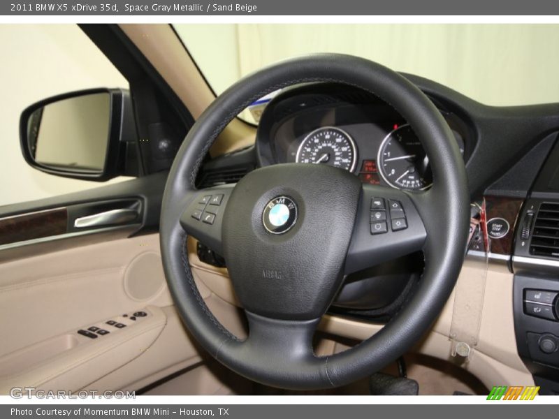 Space Gray Metallic / Sand Beige 2011 BMW X5 xDrive 35d