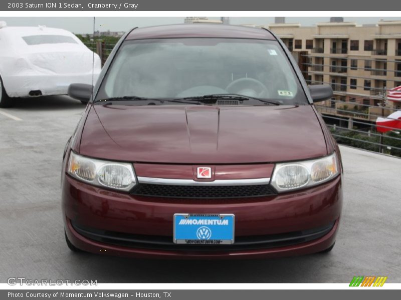 Cranberry / Gray 2003 Saturn ION 1 Sedan