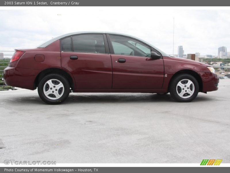 Cranberry / Gray 2003 Saturn ION 1 Sedan