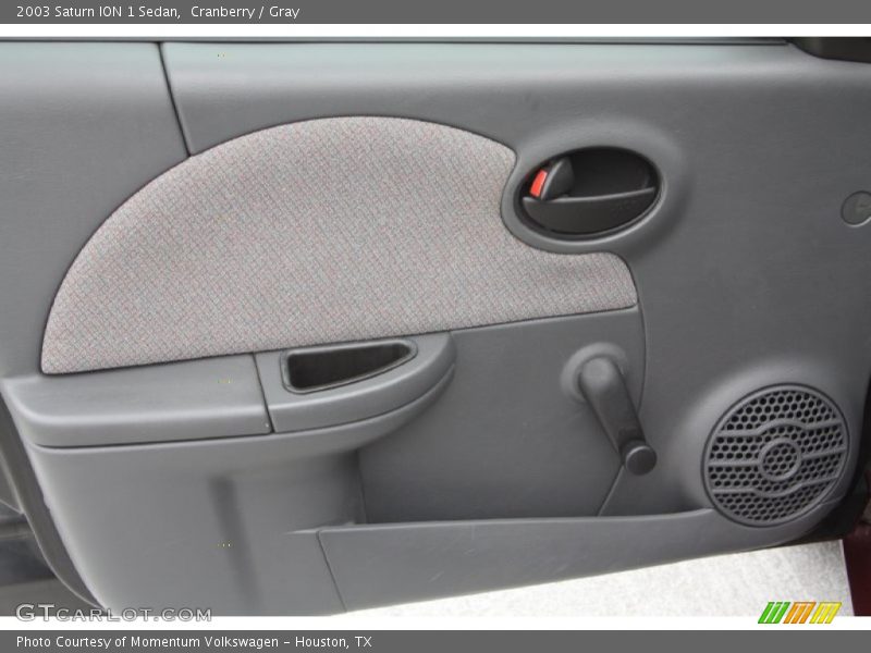 Cranberry / Gray 2003 Saturn ION 1 Sedan