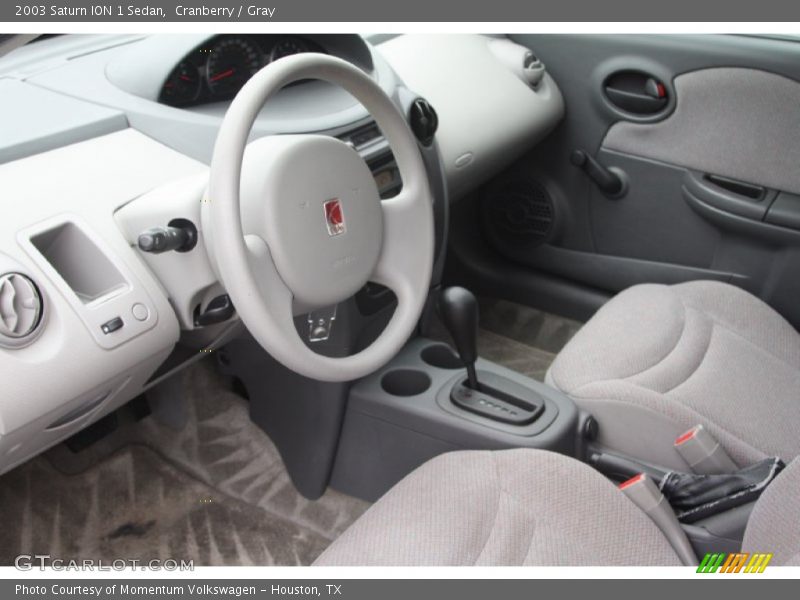 Cranberry / Gray 2003 Saturn ION 1 Sedan