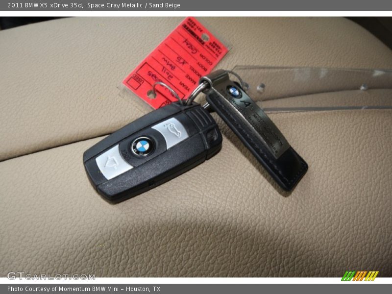 Space Gray Metallic / Sand Beige 2011 BMW X5 xDrive 35d