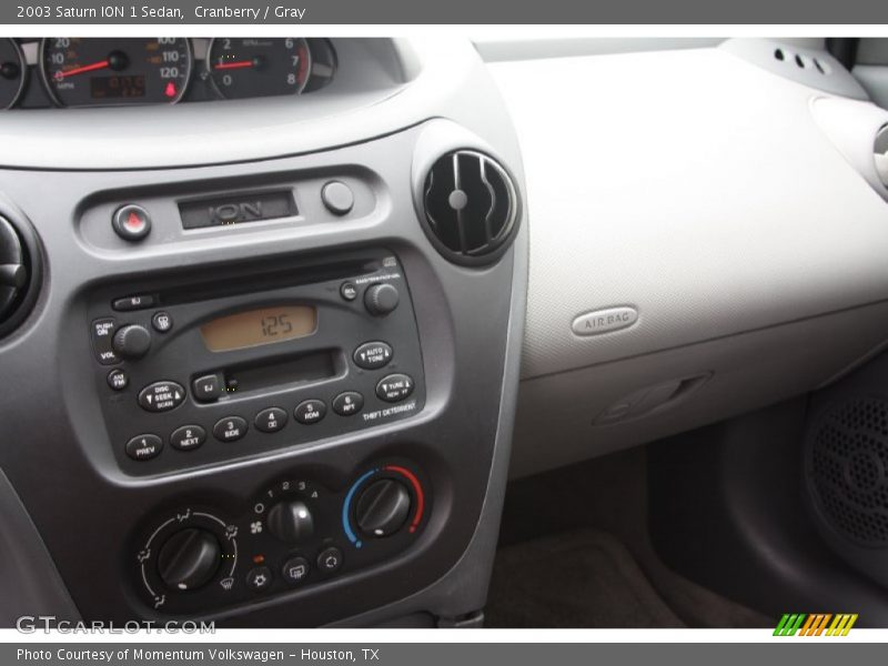 Cranberry / Gray 2003 Saturn ION 1 Sedan