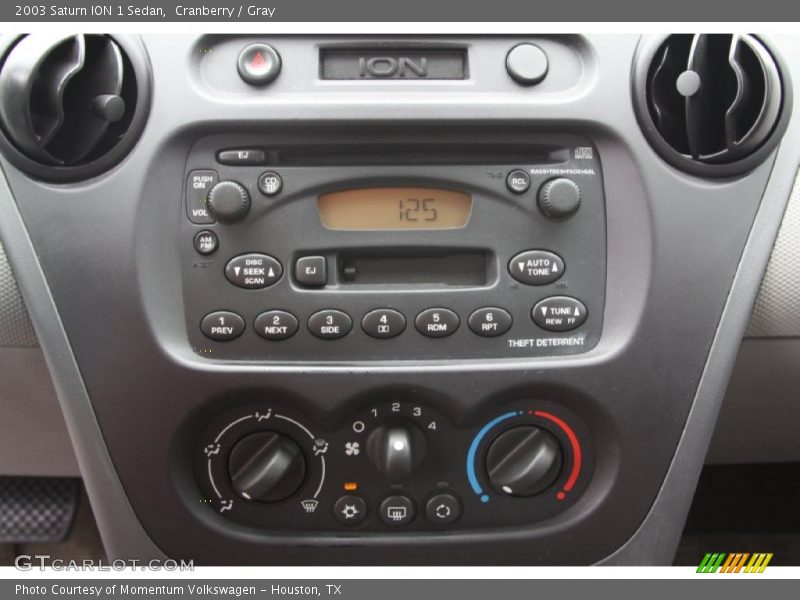 Cranberry / Gray 2003 Saturn ION 1 Sedan