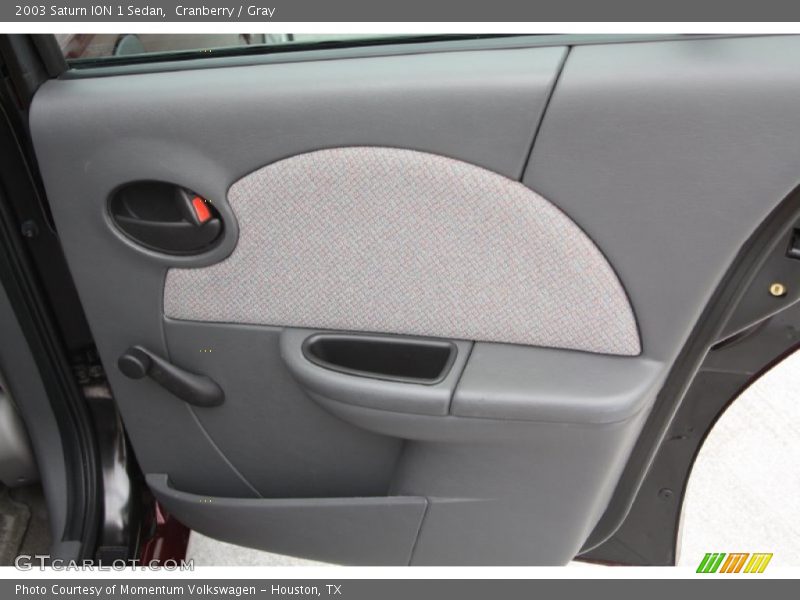 Cranberry / Gray 2003 Saturn ION 1 Sedan