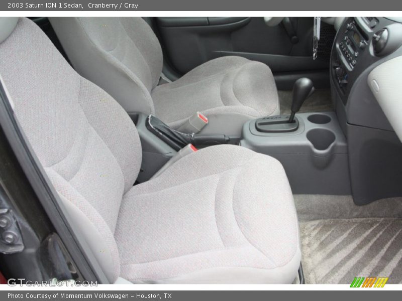 Cranberry / Gray 2003 Saturn ION 1 Sedan