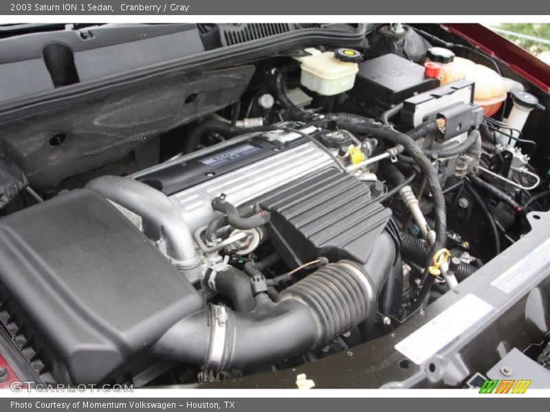 Cranberry / Gray 2003 Saturn ION 1 Sedan