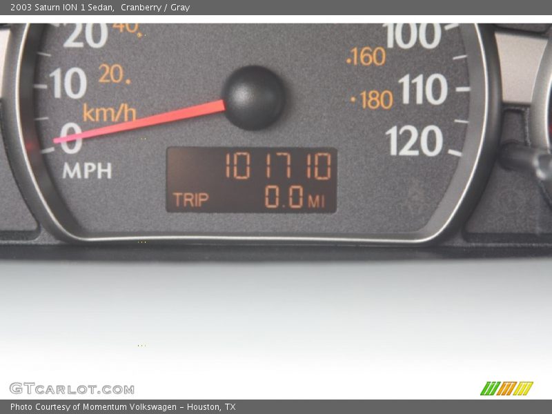 Cranberry / Gray 2003 Saturn ION 1 Sedan