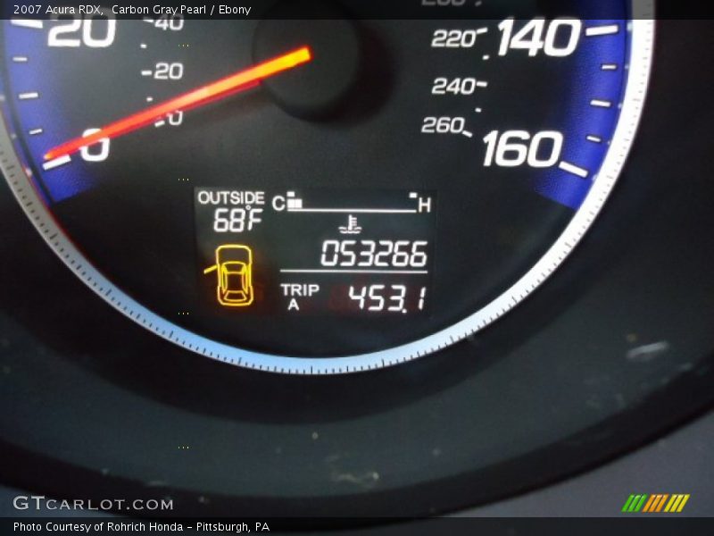 Carbon Gray Pearl / Ebony 2007 Acura RDX