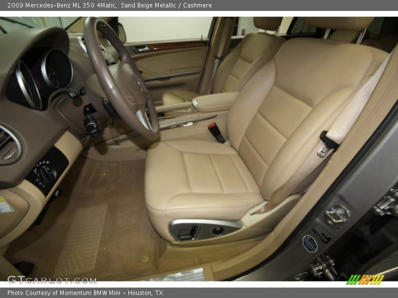 Sand Beige Metallic / Cashmere 2009 Mercedes-Benz ML 350 4Matic