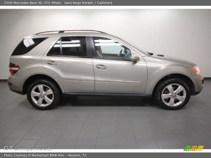 Sand Beige Metallic / Cashmere 2009 Mercedes-Benz ML 350 4Matic