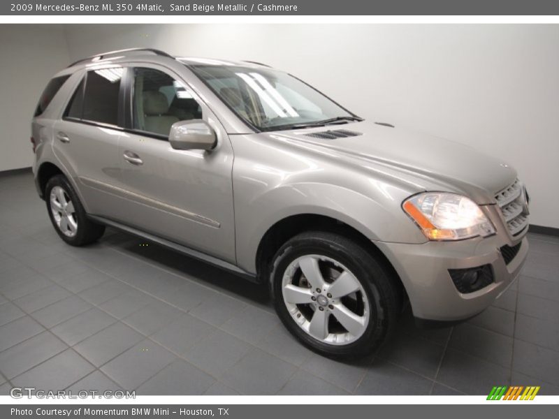 Sand Beige Metallic / Cashmere 2009 Mercedes-Benz ML 350 4Matic