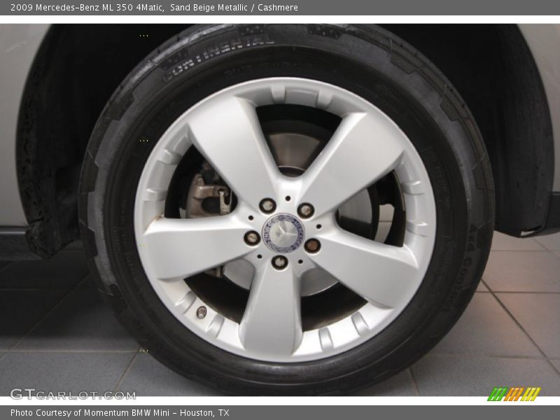 Sand Beige Metallic / Cashmere 2009 Mercedes-Benz ML 350 4Matic