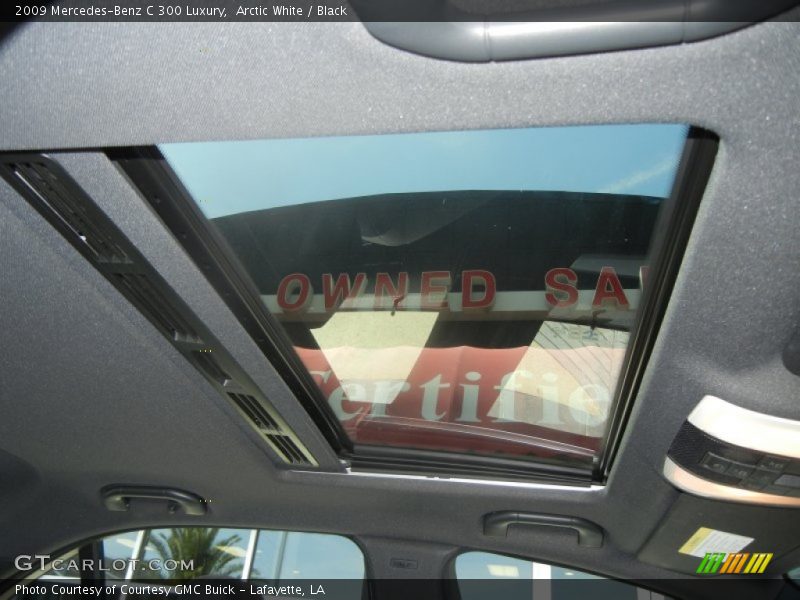 Arctic White / Black 2009 Mercedes-Benz C 300 Luxury