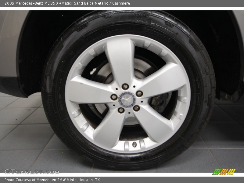 Sand Beige Metallic / Cashmere 2009 Mercedes-Benz ML 350 4Matic