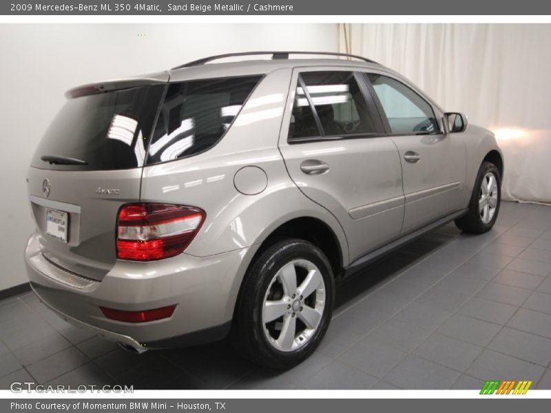 Sand Beige Metallic / Cashmere 2009 Mercedes-Benz ML 350 4Matic