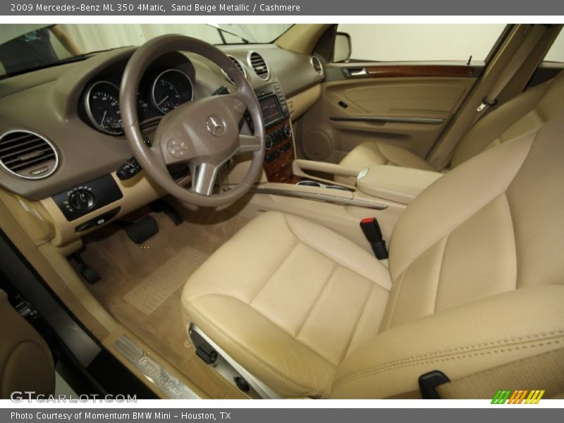 Sand Beige Metallic / Cashmere 2009 Mercedes-Benz ML 350 4Matic