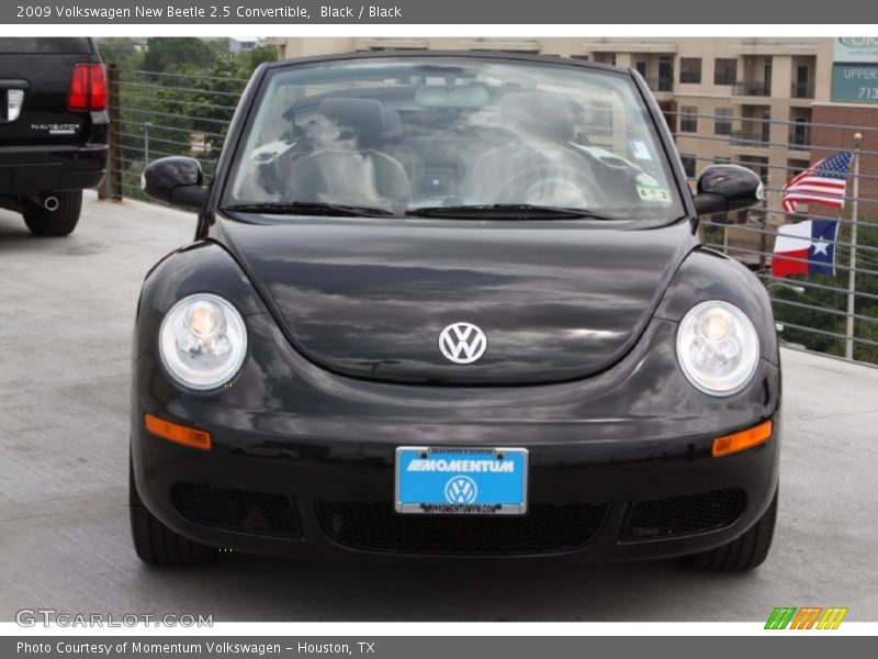 Black / Black 2009 Volkswagen New Beetle 2.5 Convertible